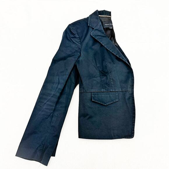 Banana Republic Stretch Navy 1-Button Blazer Jacket Size 12 - Picture 8 of 8